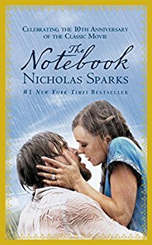 A book cover of a Nicholas Sparks novel