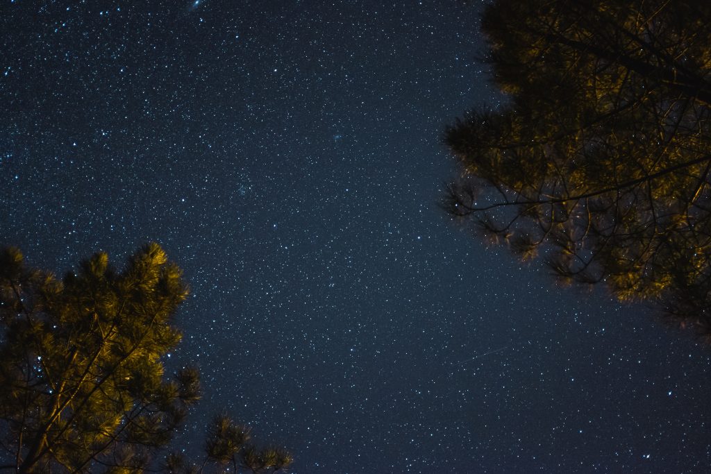 A picture of a night sky