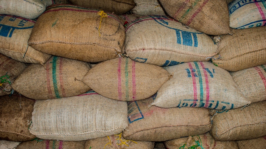 A picture of a lot of sacks