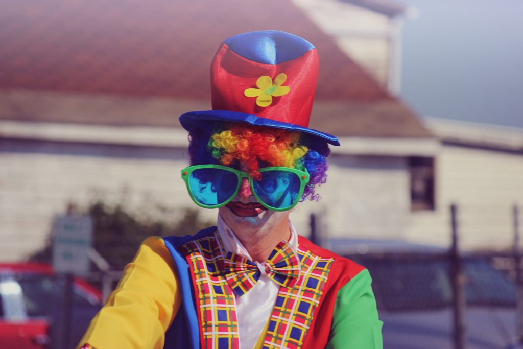 A picture of a clown